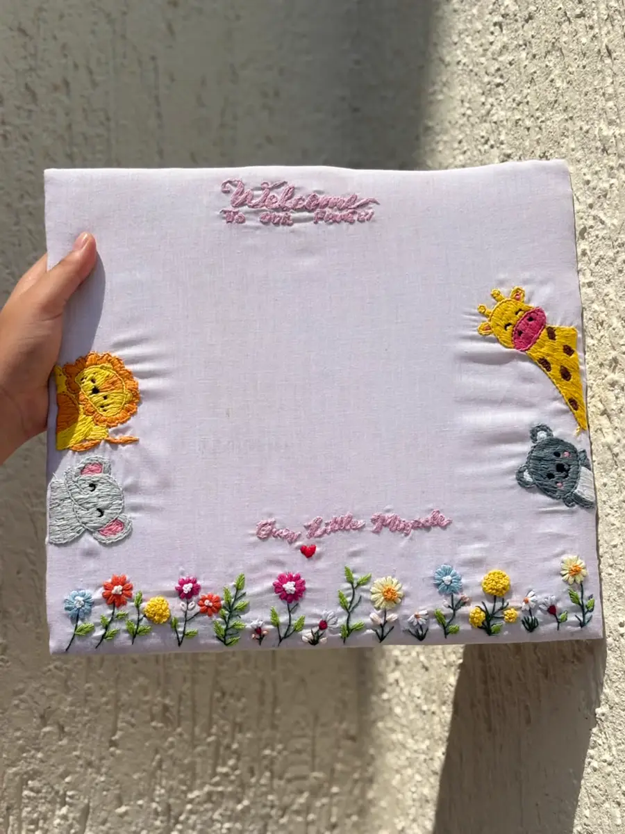 Little One Keepsake, hand embroidery by Haré Creations